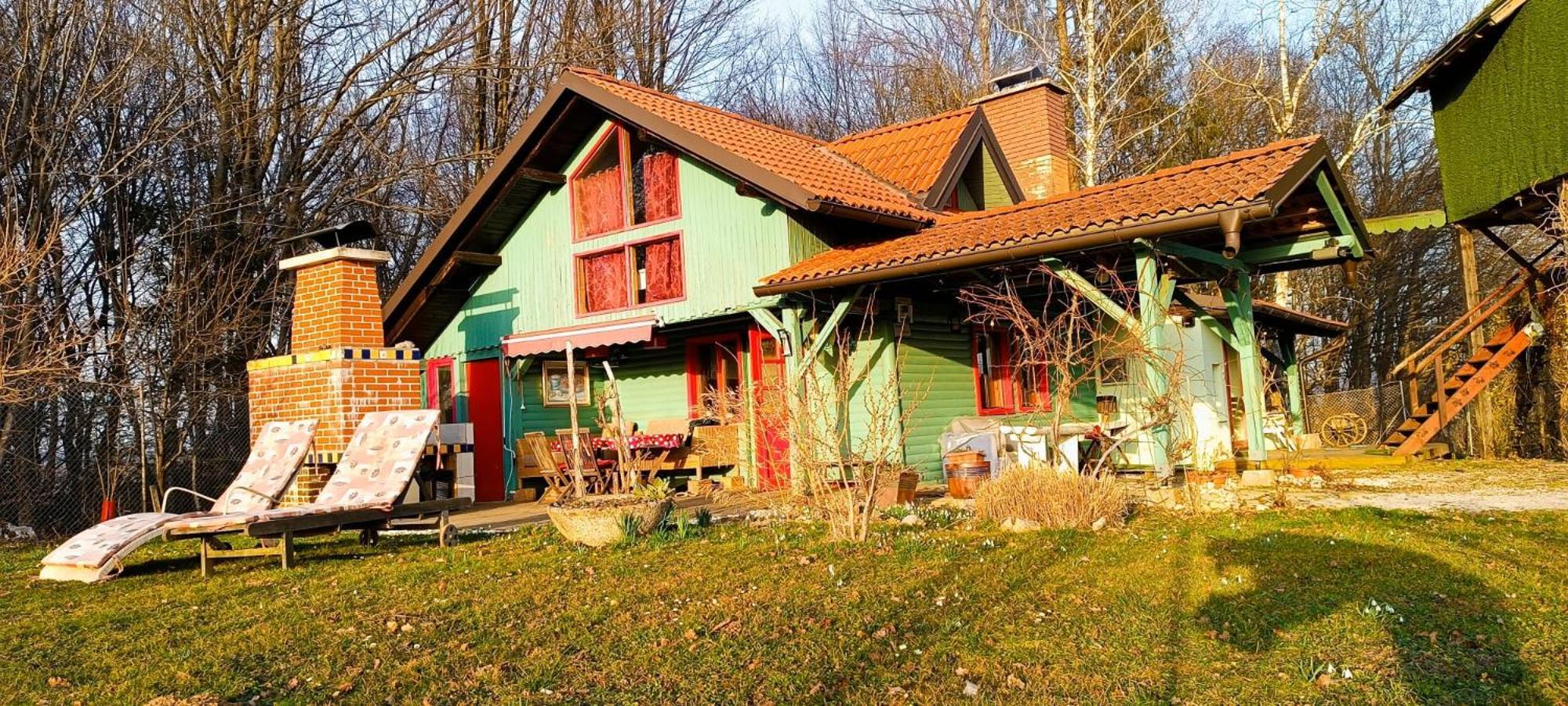 그로수플례 Fairytale Wooden House By Ljubljana 빌라 외부 사진